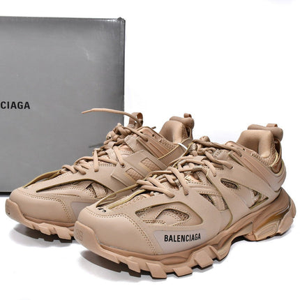 Men's Balenciaga Track Lace-Up Coffee Brown Shoes