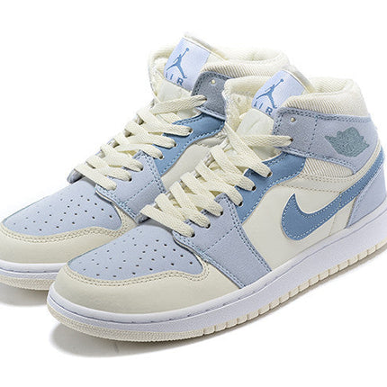 Men's Air Jordan 1 High Light Blue Shoes