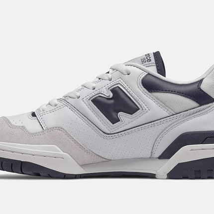 Men's New Balance 550 Arriving in White Navy Shoes