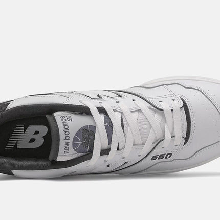 Men's New Balance 550 White Black Shoes