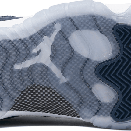 Men's Air Jordan 11 Low Retro GS Navy Snakeskin Shoes