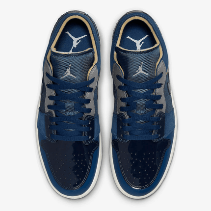 Men's Air Jordan 1 Low SE Craft Obsidian Shoes