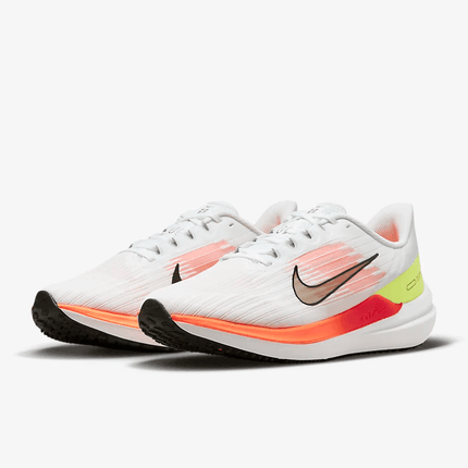 Men's Air Zoom Winflo 9 White Bright Crimson Shoes