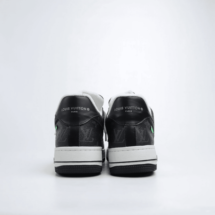 Men's Air Force 1 Low x Louis Vuitton Black White Shoes