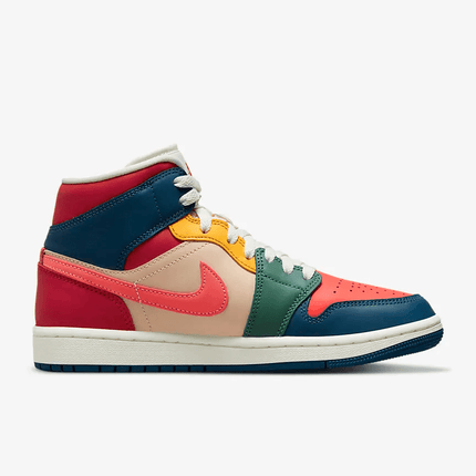 Men's Air Jordan 1 Mid SE Multicolor Shoes