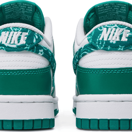 Men's SB Dunk Low Green Paisley Shoes