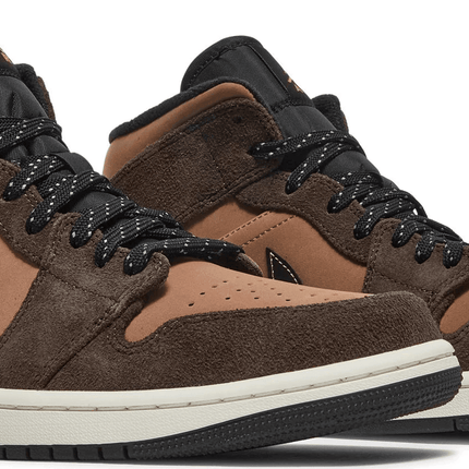 Men's Air Jordan 1 Mid SE Dark Chocolate Shoes