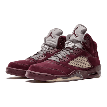 Men's Air Jordan 5 Burgundy Shoes