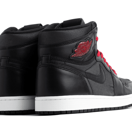 Men's Air Jordan 1 High OG Shimmers Black Satin Shoes