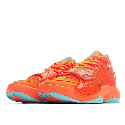 Men's Air Jordan Zion 2 Orange Sky Blue Shoes