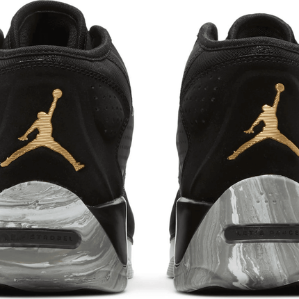 Men's Air Jordan Zion 2 TB Black Metallic Gold Shoes