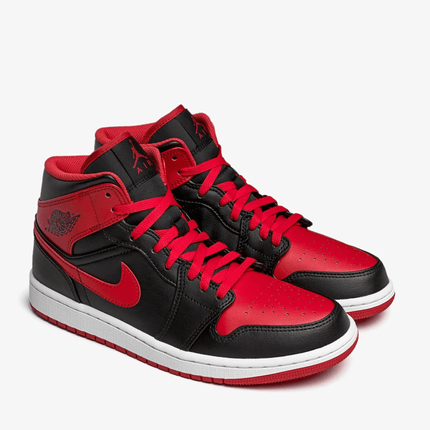 Men's Air Jordan 1 Mid Alternate Bred Shoes
