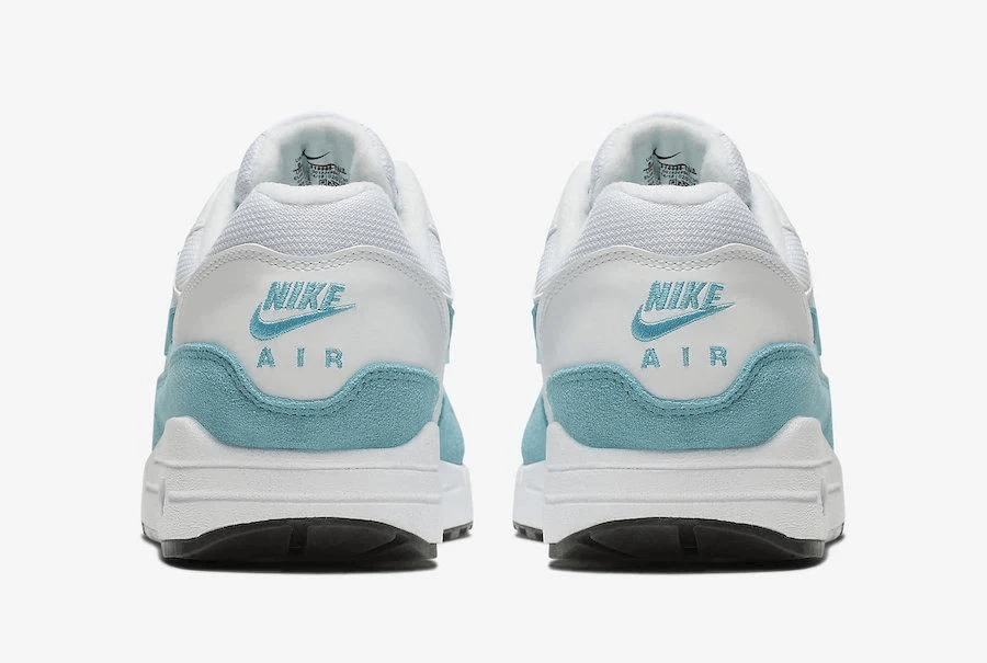 Men's Air Max 1 White Turquoise Shoes