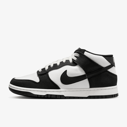 Men's Dunk Mid Sail Black Shoes