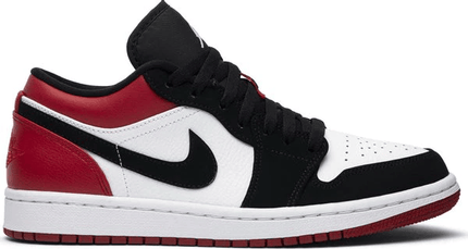 Men's Air Jordan 1 Low Black Toe Shoes