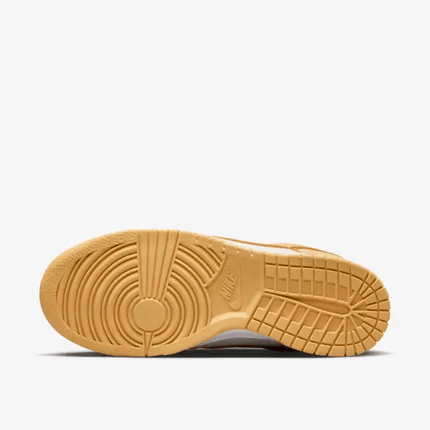 Men's Dunk Low Gold Suede Shoes