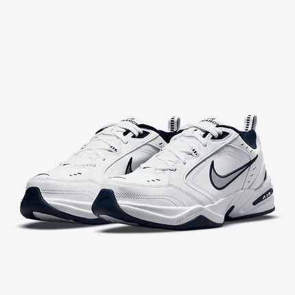 Men's Air Monarch 4 White Blue Shoes