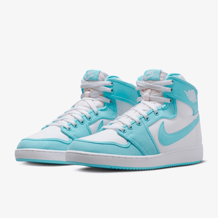 Men's Jordan 1 KO Bleached Aqua White Shoes