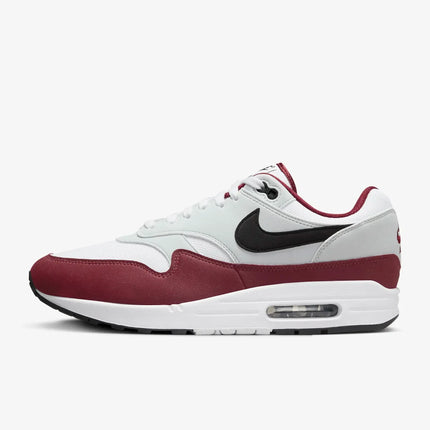 Men's Air Max 1 Red And White Shoes