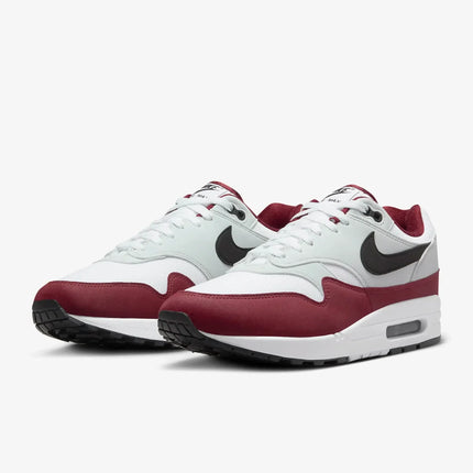 Men's Air Max 1 Red And White Shoes