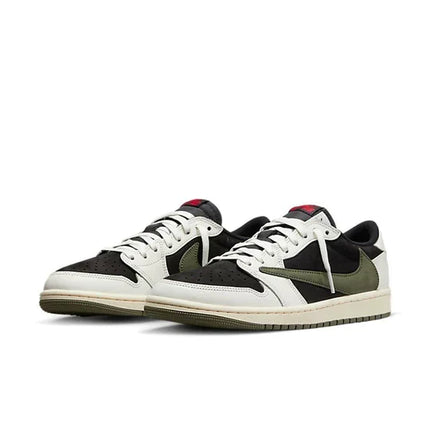 Men's Travis Scott x Air Jordan 1 Low OG SP 'Travis Scott Medium Olive' Shoes