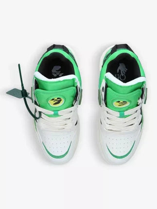 Men's Off White Men Mid -Top Sponge Sneaker In Green