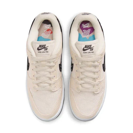 Men's SB Dunk Low x Albino & Preto Pearl White Shoes
