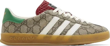 Men's Adidas x Gucci Gazelle Beige GG Monogram Shoes