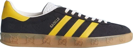 Men's Adidas x Gucci Gazelle GG Monogram Black Shoes