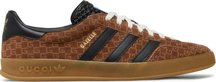 Men's Adidas x Gucci Gazelle Square GG Monogram Shoes
