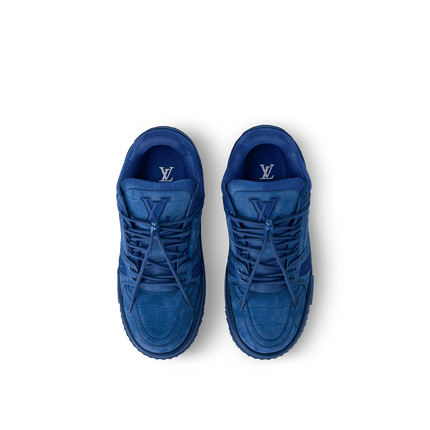 Men's Louis Vuitton LV Maxi Trainers Blue Shoes