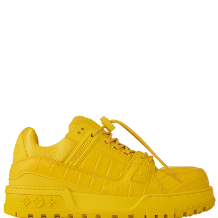 Men's Louis Vuitton LV Maxi Trainers Yellow Shoes