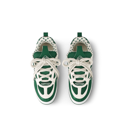 Men's Louis Vuitton LV Skate Trainers Green Shoes
