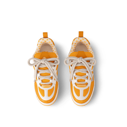 Men's Louis Vuitton LV Skate Trainers Yellow Shoes