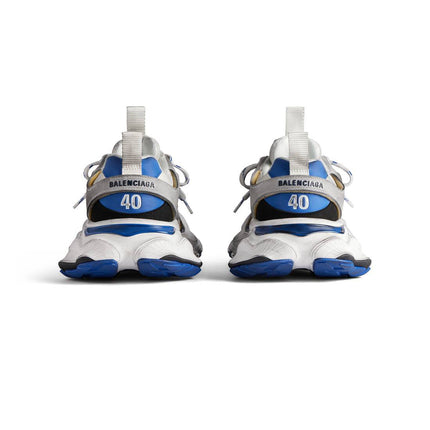 Men's Cargo Sneaker In Grey White Blue