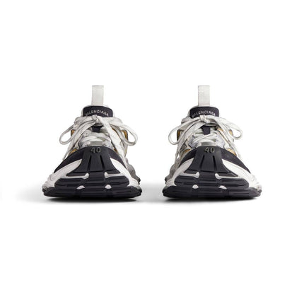 Men's Cargo Sneaker In White Grey