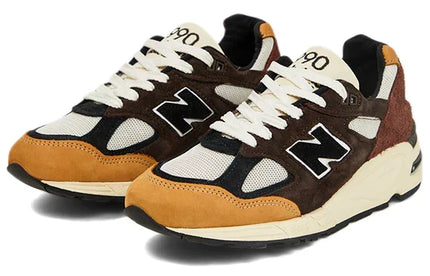 Men's New Balance 990v2 Teddy Santis Black Tan Shoes