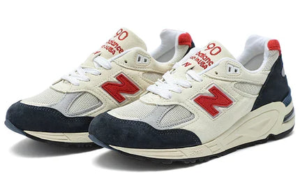 Men's New Balance Teddy Santis x 990v2 Navy Sea Salt Shoes