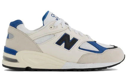 Men's New Balance Teddy Santis x 990v2 White Blue Shoes