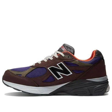 Men's New Balance Teddy Santis x 990v3 Brown Purple Shoes