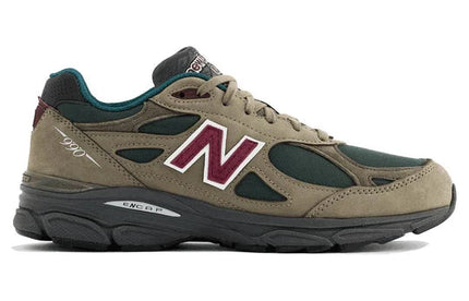 Men's New Balance Teddy Santis x 990v3 Green Purple Shoes