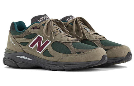 Men's New Balance Teddy Santis x 990v3 Green Purple Shoes