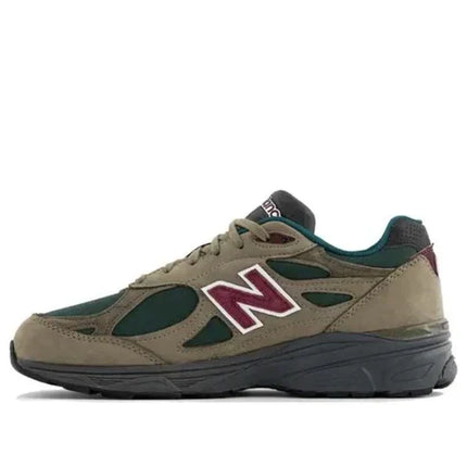 Men's New Balance Teddy Santis x 990v3 Green Purple Shoes