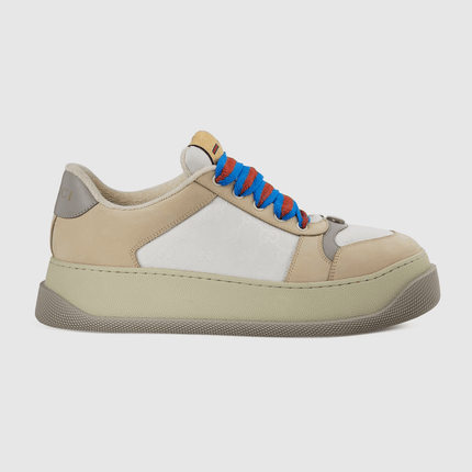 Men's Gucci Screener White GG Canvas Shoes