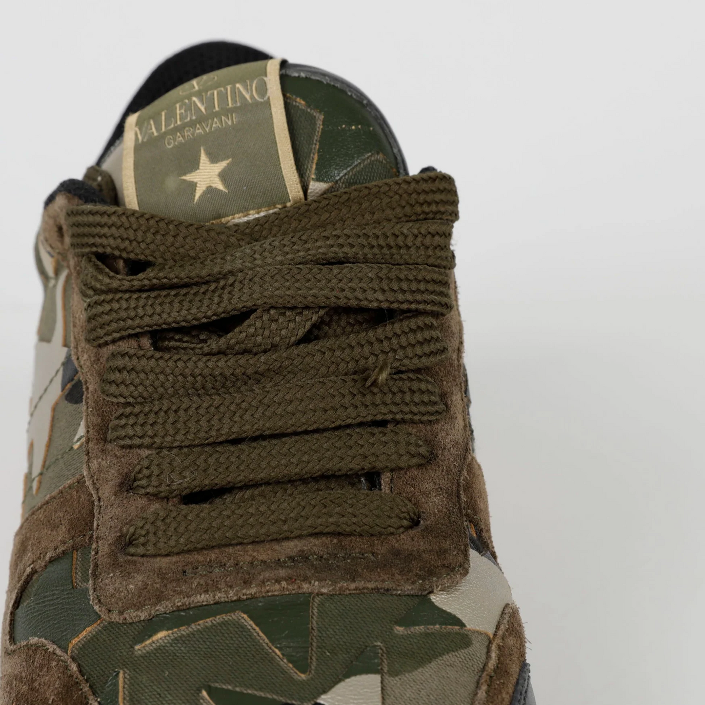 Men's Valentino Camo Rock Runners Camo Sneakers