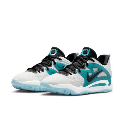 Men's KD 15 White Photon Dust Teal Shoes