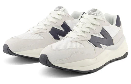 Men's New Balance 57/40 White Navy Shoes