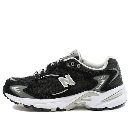 Men's New Balance 725 Black Metallic Silver Shoes
