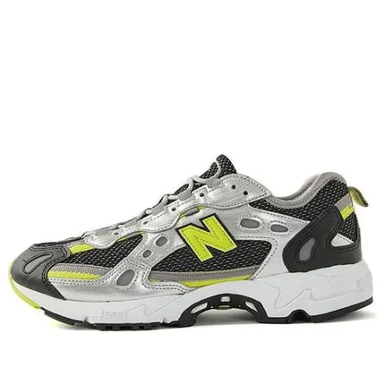 Men's New Balance 827 Black Silver Yellow Shoes