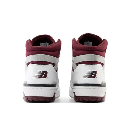 Men's New Balance 650R White Burgundy Shoes